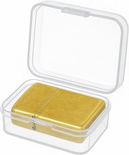 8 Pack Clear Plastic Storage Box for Zippo Lighter - Multi-Purpose Organizer picture