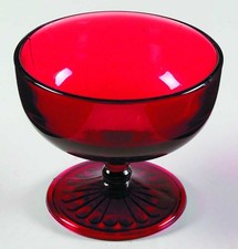 Anchor Hocking Monarch Royal Ruby Champagne Sherbet Glass 6155 picture