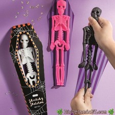 Mud Pie Stretchy Skeleton (Item #10760512) ** BLACK ** picture