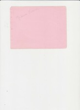 FRANCIS LEDERER AUTOGRAPH ON ALBUM PAGE picture