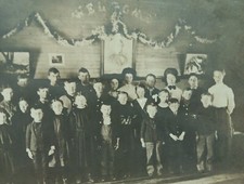 Classroom And Young Boy Fishing 1907-1915 REAL PHOTO cards GOOD + UNUSED picture