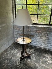 Original Frederick Cooper French Provincial-style Rustic Wood Table Floor Lamp picture