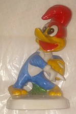 Vintage 1980 Flambro Woody Woodpecker Porcelain Figurine Walter Lantz Mint Cond picture