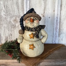  VTG Bert Anderson By Janco  Large RARE 15” Snowman Signed and Numbered  picture