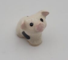 Vintage very cute Hagen Renaker miniature pig piglet figurine picture