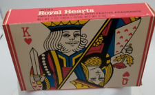Avon Royal Hearts King Queen 2 3oz Soaps Festive Fragrance Playing Cards NIB picture