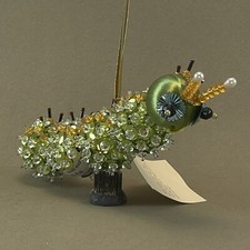 Vintage Collector's Ornament by Gena Kinder Caterpillar  OIN 1969 picture