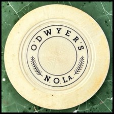 Vintage O’Dwyer’s Casino Roulette Play Chip NOLA New Orleans LA 1949-51 White picture