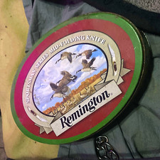 Remington Sportsman Series Limited Edition Folding Knife Tin, Green/Red/White picture