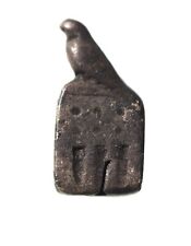 ZURQIEH -AD14771- ANCIENT EGYPT. SILVER  AMULET. HORUS. NEW KINGDOM. 1250 B.C picture