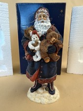 Pipka Memories of Christmas Teddy Bear Santa Figurine Limited Edition #1384  picture