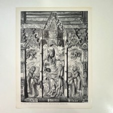 Silver Altar Of Girona Cathedral 1358 1937 Catalan Art Book Plate Print TV43-3 picture
