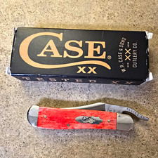Case XX Old Red Bone Smooth RussLock 61953L SS Pocketknife 11322 2022 picture