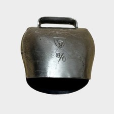 VTG Swiss Cowbell Firmann Bulle 8/0 Rustic Cow Goat Trychel Bell Distressed picture