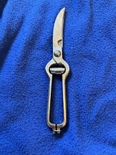 Vintage BOKER CHROMIUM Professional Poultry Bone Scissors Shears. Made in USA picture