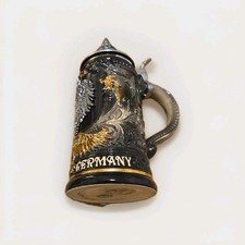 Limited Edition King-German Beer Stein German Eagle Crest Hand Painted picture