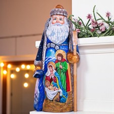 Santa with Nativity Scene 9