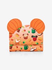 Loungefly Disney Halloween Treats Mini Wallet with Mickey Ears picture