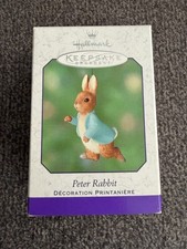 Hallmark Keepsake Ornament 2001 Peter Rabbit Beatrix Potter picture