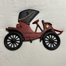 Vintage Cast Aluminum Classic Car Wall Decor #211 Red Black Midwest Products picture