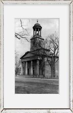 1908 Photo Burial Place of John Adams, Quincy, Mass. View of church. picture