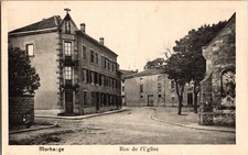 France Postcard Showing Church Street In Morhange  picture