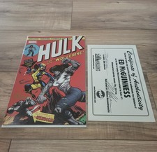 Marvel Hulk #1 Hall of Comics Ed McGuinness 181 Cover Homage 2017 Signed w/ COA picture