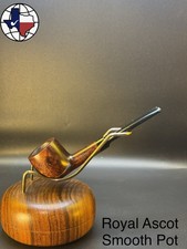 Vintage Royal Ascot Smooth Pot Tobacco Pipe picture