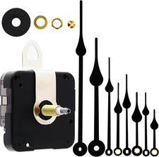 Youngtown 12888 High Torque Long Shaft Clock Movement Mechanism with 4 Sets Hand picture