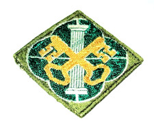 SCARCE ORIGINAL SMALL 1960's WOVEN 93rd MILITARY POLICE BATTALION PATCH (GLOWS) picture
