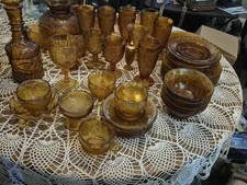 Indiana Glass CO. Amber Tiara Glass picture