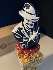 Sinister Brewing Beer Tap Handle Mafia Blood Orange IPA Skeleton Skull Gangster picture