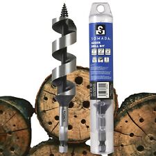 SOMADA 1-Inch x 6-Inch Auger Drill Bit for Wood, Hex Shank 3/8-Inch picture
