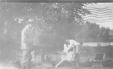 RPPC Gooding Idaho Camp Preparing the Meal 1909 Real Photo Postcard picture
