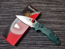 🔥Ultra Rare Spyderco Knifejoker Manix 2 C101PMGR2 20CV Mystic Green Exclusive📬 picture