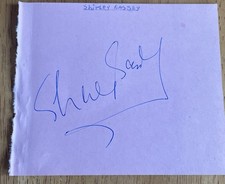 “Goldfinger” Welsh Singer Shirley Bassey Autograph Album Page picture