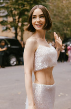 Lily Collins in an 11