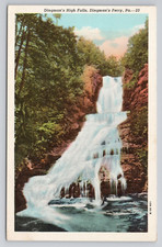 Dingman's High Falls Dingman's Ferry Pennsylvania Postcard picture
