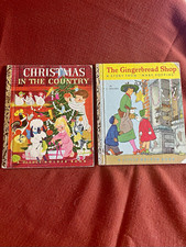 1950’s Little Golden Books The Gingerbread Shop/Christmas in the Country  picture