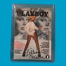 Playboy Miss August 1976 LILLIAN MULLER Autographed Card 348/1300 #1PY picture