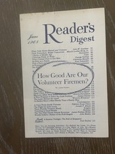 Reader's Digest -How Good Are Our Volunteer Firemen - 1968 picture