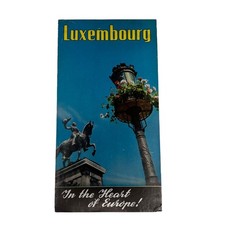 Vintage Luxembourg Brochure Tourist Information Pamphlet picture