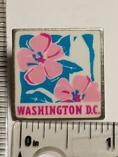 Washington D.C. Floral Lapel Pin (022423). picture