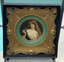 Rare 1903 Vienna Art Plate Girl Tin Litho Coca Cola Antique Advertising (NM) picture