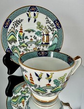 New Coalport Chinese Willow Cup and Saucer Set 83009 picture