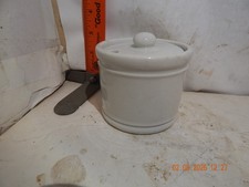 WWII ish Shenango United States Quartermaster Corps condiment jars with lids picture