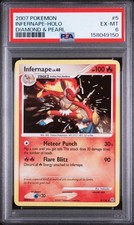 2007 POKEMON DIAMOND & PEARL 5 INFERNAPE-HOLO PSA 6 picture