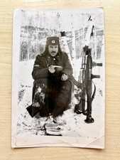 1970s Soldier Army Military Weapon Anti-tank Grenade launcher Old photo picture