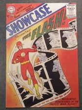 Silver age cover Showcase 4 First Silver Age appearance of the modern FLASH picture