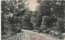 Postcard RI: Half Way Rock Road to Beach, Quonochontaug, Rhode Island DB 1909 picture